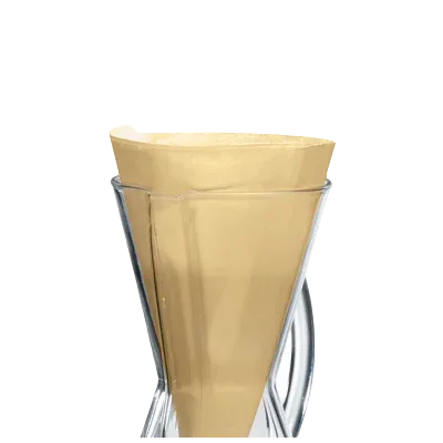 CHEMEX Natural Half Moon Filters (100-Pack) - Poets & Prose Coffee Roasters
