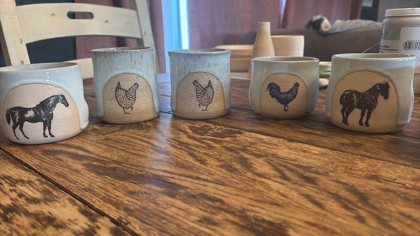 Handmade Stoneware Mug — By Heart’s Content Garden