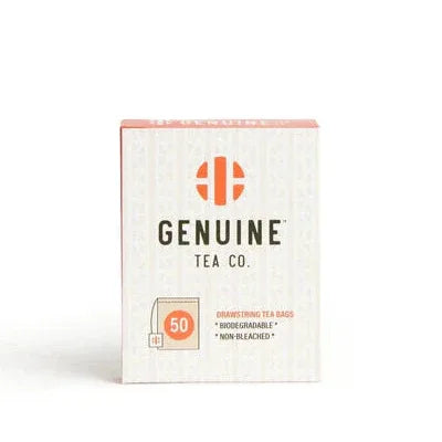 Genuine Tea Bags - Drawstring Tea Bags - Poets & Prose Coffee Roasters