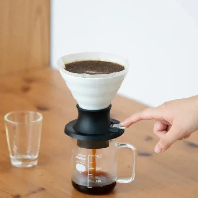 HARIO V60-02 SWITCH Immersion Dripper (200ml/6.76oz) (Ceramic) - Poets & Prose Coffee Roasters