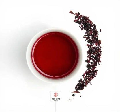 Organic Elderberry Hibiscus - Herbal Tea - Poets & Prose Coffee Roasters