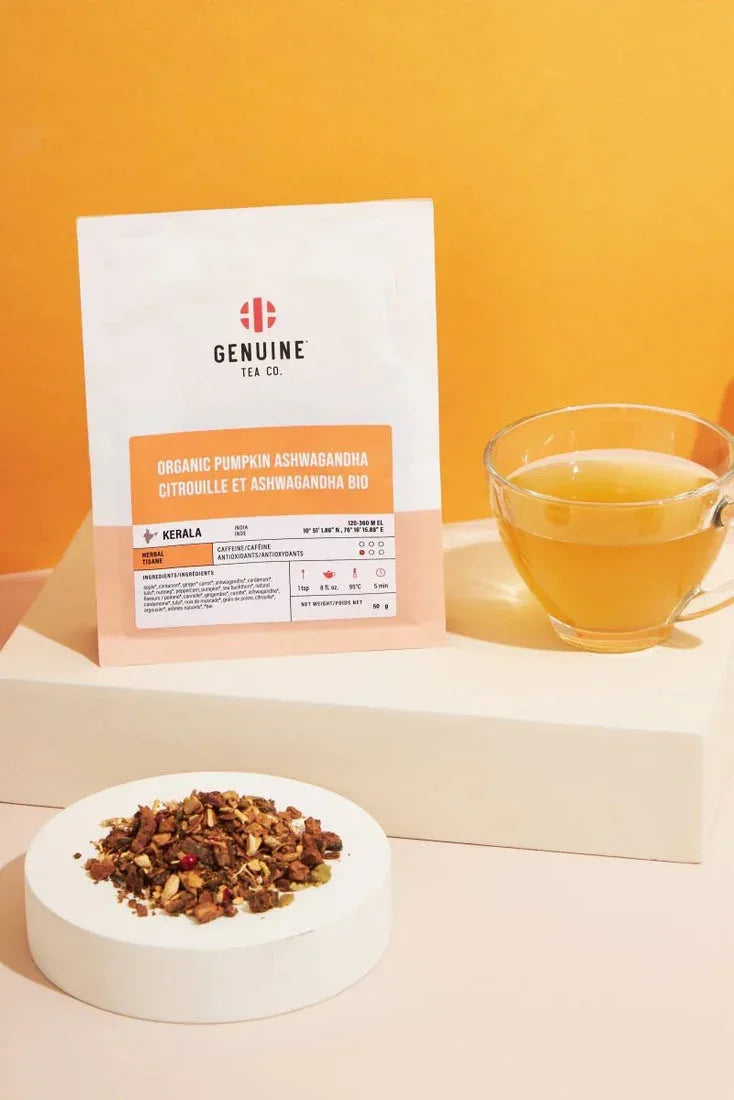 Organic Pumpkin Ashwagandha - Herbal Tea - Poets & Prose Coffee Roasters