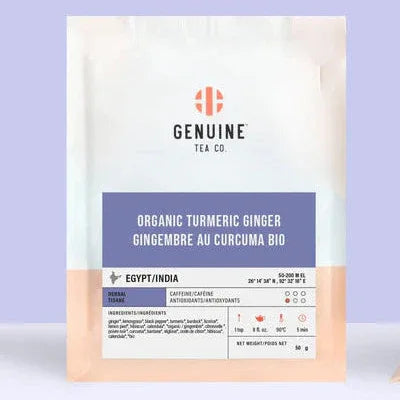 Organic Turmeric Ginger - Herbal Tea - Poets & Prose Coffee Roasters